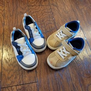 2 pair toddler shoes